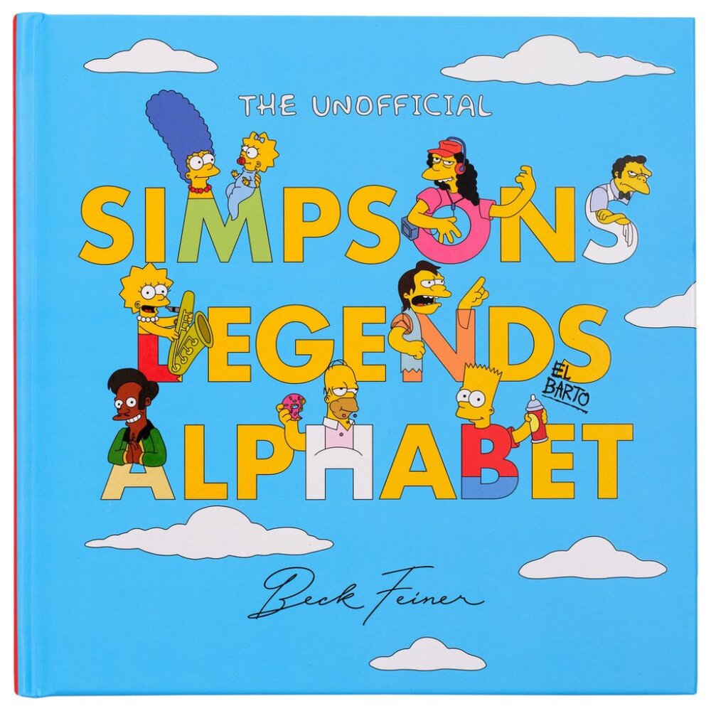 [NEW] ** RARE ** SIMPSONS LEGENDS ALPHABET BOOK CASE BOUND HARDCOVER BOOK